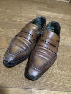 Berluti ブラウンレザー ローファー　布袋付き サイズ27cm Berluti ブラウンレザー ローファー 布袋付き サイズ27cm - メルカリ