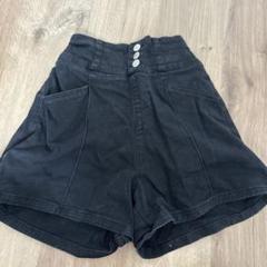lovetoxic ブラック ハーフパンツ　160cm