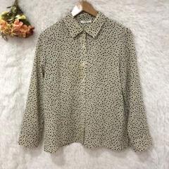 ★DECORO★デコロ ダルメシアン プリント シャツ 【L】 薄手 日本製