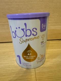 bubs Supreme 1 粉ミルク 0-6ヶ月 A2ベータカゼインプロテイン bubs Supreme 1 粉ミルク 0-6ヶ月 A2ベータカゼインプロテイン