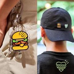 HUMAN MADE シェイクシャック コラボ 店舗限定キーホルダーピンズセット HUMAN MADE シェイクシャック コラボ 店舗限定キーホルダー