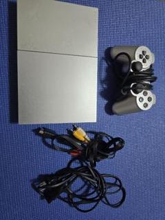 プレイステーション2 本体 シルバー コントローラー付き
