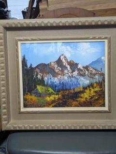 Rudolf Rodel 油絵 エゲルンと山の風景 テゲルン 湖
