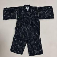 花火模様 浴衣　140サイズ　美品