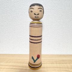 今 晃 鬼こけし 木地玩具 伝統こけし 値下げ 今 晃 こけし 嶽時代 伝統こけし - メルカリ
