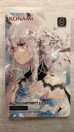 白上フブキ e-amusement pass 白上フブキ × SOUND VOLTEX e-amusement passカードキャンペーン