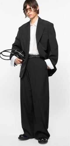 Acne Studios 22AW ワイドスラックス パンツ ツータック 2025年最新】Acne Studios シルエット：ワイド メンズ