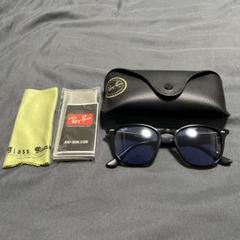 Ray-Ban スクエア型サングラス ブルーレンズ