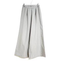 Lutique ワイドパンツ ウエストゴム M 上品 ナチュラル ゆったり