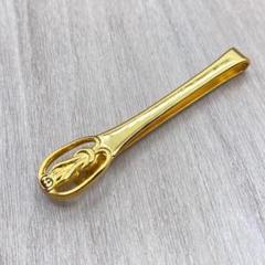◆GUCCI グッチ ヴィンテージ GGロゴ ネクタイピン 金