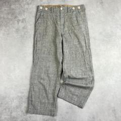 nest Robe ネストローブ コットンリネン グレンチェックパンツ