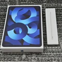 極美品　iPadAir 第5世代 Wi-Fi 64GB ブルー iPad Air Wi-Fi 64GB - ブルー（第5世代）[整備済製品] - Apple