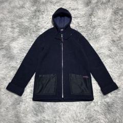 ブルーブルー blue blue 圧縮ニットフルジップジャケット　パーカー ブルーブルー blue blue 圧縮ニットフルジップジャケット パーカー