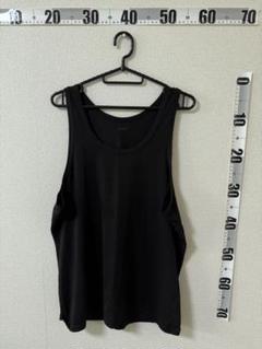 UNIQLO AIRism ブラック タンクトップ XL 黒　エアリズムユニクロ
