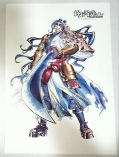 終末のワルキューレ ホログラム缶バッジ クリアカード　始皇帝　イラストカード 終末のワルキューレ ホログラム缶バッジ クリアカードイラスト