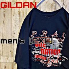 BT-5［GILDAN］イーグル　アニマルプリントTシャツmen's［2XL］