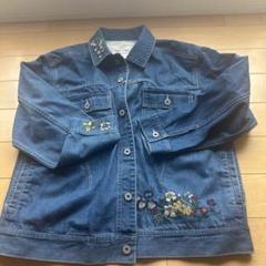 スマイルさん専用SUPER HAKKA 花柄刺繍 デニムジャケット スマイルさん専用SUPER HAKKA 花柄刺繍 デニムジャケット - メルカリ
