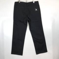 OAKLEY オークリー スカル ゴルフパンツ ダック地 W34 ブラック