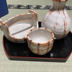 ぐい吞み（酒杯・お猪口）作家物　青木克之作　引き手　信楽穴窯 ぐい吞み（酒杯・お猪口）作家物 青木克之作 引き手 信楽穴窯