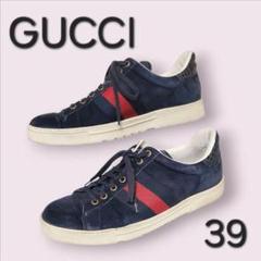グッチ GUCCI シェリーライン スニーカー ネイビー 紺 39 約25cm 2025年最新】125375の人気アイテム - メルカリ
