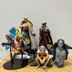 【最終値下げ】ONEPIECE 白ひげ ロジャー シャンクス マルコ レイリー ワンピース フィギュア 白ひげ ロジャー エース マルコ レイリー