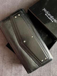 イブサンローラン長財布スパンコールレザーマルチカラー希少品
