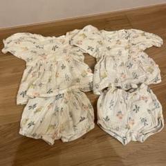 H＆M セットアップ 90 夏服 双子 2枚セット