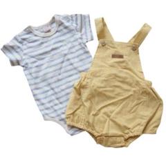 新品 訳あり価格 petit main ロンパース サロペット セット売り 70