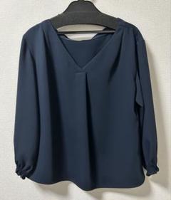 ※美品※プロポーションボディドレッシング ブラウス ネイビー