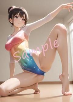 c761 高画質 A4 ポスター イラスト 美女 アニメ コスプレ