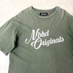 【希少XLサイズ】ネイバーフッド 硫化染め加工 両面プリント 半袖Tシャツ
