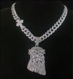 未使用品★travis scott着用 ジーザス ネックレス シルバー キリスト 未使用品☆travis scott着用 ジーザス ネックレス シルバー