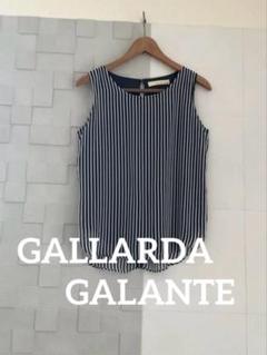 GALLARDAGALANTE ノースリーブブラウス/ストライプ/裏地つき/春夏