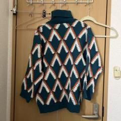 ターコイズニットセーターのサムネイル