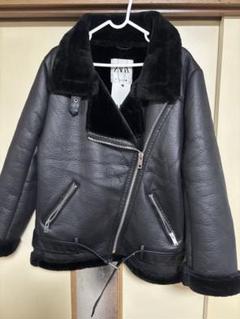 2025年最新】zara レザージャケット ボアの人気アイテム - メルカリ