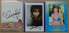 安田美沙子 直筆サインカード/直筆サイン入り生チェキ/Photoカード3点セット