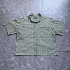 60s vintage ボックスシルエット　短丈　シティーボーイ　半袖シャツ 60s vintage ボックスシルエット 短丈 シティーボーイ 半袖