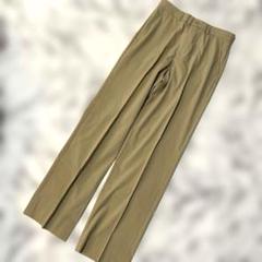 は美品☆ジュンココシノ　ゴルフパンツ　ストレートパンツ　ベージュ　サイズ75
