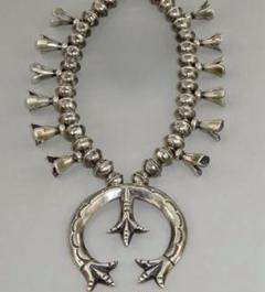 専門店では Vintage ネックレス ブロッサム シルバー925 Navajo ナバホ アクセサリー