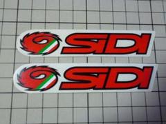 正規品 SIDI ステッカー 2枚 100×20mm 当時物 シディ シディー