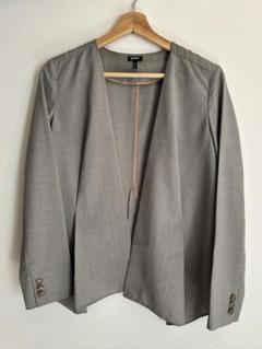 JIL SANDER ネイビー ノーカラージャケット