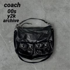 最終価格 COACH archiveレザー ショルダーバッグy2k 本革 2025年最新】y2k バッグ coachの人気アイテム - メルカリ