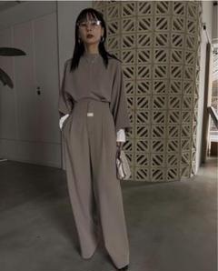 【AMERI】セット販売　CLASSY CUFF SET TOP & PANTS CLASSY CUFF SET TOP（Tシャツ/カットソー）｜Ameri（アメリ）の