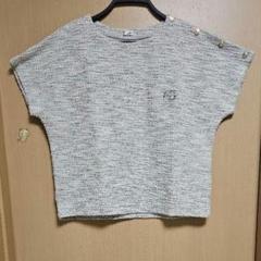 【ESSEME】 ボタン付きニット見えTシャツ XLサイズのサムネイル