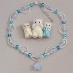 バレエコア　薔薇　フェアリーグランジ　ハンドメイド ネックレス ウィッシュコア フェアリーグランジ エンジェルコア