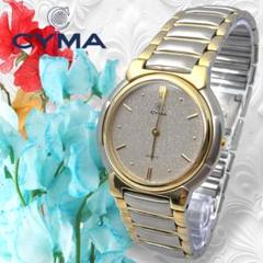 Ⴤ1130ꕤ美品 CYMA シーマ スモセコ 腕時計 レディース Ⴤ884ꕤ 美品 CYMA シーマ 腕時計 レディース ゴールド コンビ