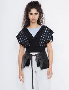 leinwande（ラインヴァンド）の「Braid Knitted Top（ベスト