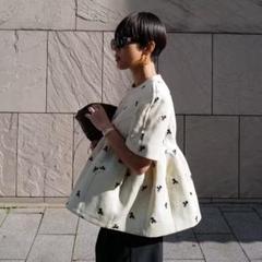 マチャット プリーツ オーバーカラー ブラウス □人気品□machatt マチャット プリーツオーバーカラーブラウス