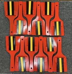 レギュラー鳴子 オレンジ 黒ふち無し 6組12本セット 1組から購入OKのサムネイル