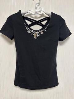 REAL MARS リアルマーズ ヒョウ柄 半袖 Tシャツ アクセ付きロゴ入り